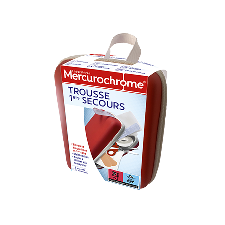 TROUSSE PREMIERS SECOURS 17 PRODUITS