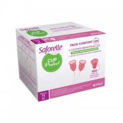 SAFORELLE COUPE MENSTRUELLE TAILLE 2 2 PIECES