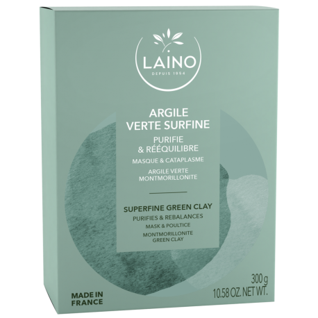 LAINO ARGILE VERTE POUDRE SURFINE 300 GR