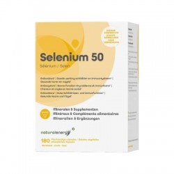 NATURAL ENERGY SELENIUM 50 180 GELULES