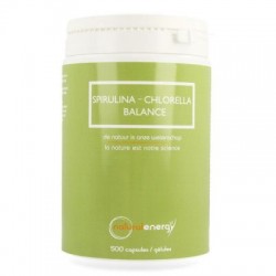 NATURAL ENERGY SPIRULINE-CHLORELLA 500 GELULES