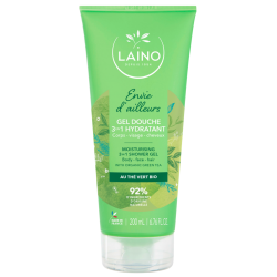 LAINO GEL DOUCHE 3 EN 1 THE VERT 200 ML