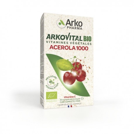 ARKOVITAL ACEROLA 1000 30 COMP A CROQUER