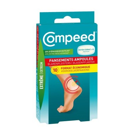 COMPEED AMPOULES EXTREME MEDIUM PACK ECO 10 PIECES