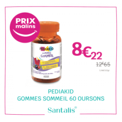 PEDIAKID GOMMES SOMMEIL 60 OURSONS