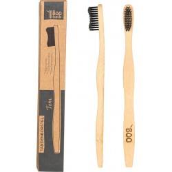 BROSSE A DENT EN BAMBOU NOIR