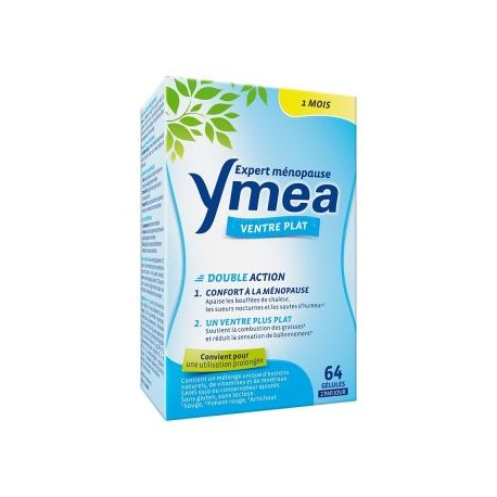 YMEA VENTRE PLAT MENOPAUSE BOUFFEES DE CHALEUR 64 CAPS