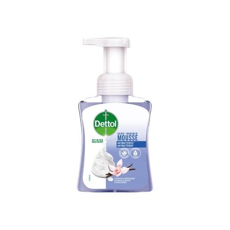 DETTOL MOUSSE GEL LAVANT ORCHIDEE VANILLE