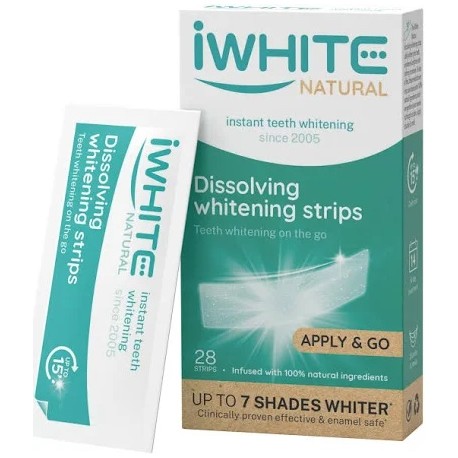 IWHITE BANDELETTES DISSOLUBLES BLANCHIMENT DENTAIRE 28 STRIPS