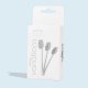 PACK 3 TETES DE BROSSE BLANCHES